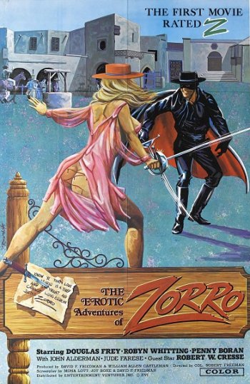 постер к Эротические приключения Зорро / The Erotic Adventures of Zorro
